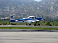 N8667H @ SZP - 1947 North American NAVION, 285 Hp Continental conversion, takeoff climb Rwy 22, Young Eagles flight - by Doug Robertson