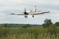 G-CEME - EV-97 Eurostar arriving at the 2009 Stoke Golding Stakeout event