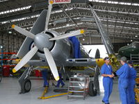 N20MD @ EGSU - Hawker Sea Fury T20 N20MD Patina - The Fighter Collection - painted as Royal Navy WG655/910GN - by Alex Smit