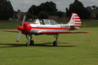 G-YAKF @ EGTH - G-YAKF YAK-52 at Shuttleworth Military Pagent Air Display  Aug 09