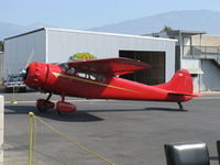 N195H @ SZP - 1948 Cessna 195 BUSINESSLINER, Jacobs R755-A2 300 Hp, refueling - by Doug Robertson
