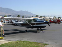N7586Y @ SZP - 1977 Cessna R182 SKYLANE RG, Lycoming O-540-J3C5D 235 Hp, refueling - by Doug Robertson