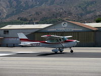 N172EP @ SZP - 1976 Cessna 172N SKYHAWK II, Lycoming O-320-E2D 150 Hp, landing Rwy 22 - by Doug Robertson