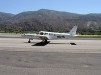 N6249J @ SZP - 1976 Piper PA-32R-300 LANCE, Lycoming TIO-540-K1G5D 300 Hp turbo upgrade, taxi back - by Doug Robertson