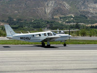 N6249J @ SZP - 1976 Piper PA-32R-300 LANCE, Lycoming TIO-540-K1G5D 300 Hp turbo upgrade, landing roll Rwy 22 - by Doug Robertson
