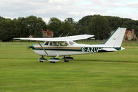G-AZLV @ EGTH - G-AZLV departing Shuttleworth Military Pagent Air Display Aug 09
