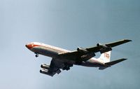 CS-TBJ @ LHR - Boeing 707-373C of Portuguese airline TAP on final approach to London Heathrow in the Summer of 1976. - by Peter Nicholson