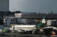 EI-ASA @ LHR - Boeing 737-248 of Aer Lingus recently returned from lease to Zambia seen at the terminal of London Heathrow in the Summer of 1976. - by Peter Nicholson