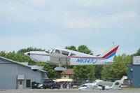 N6347J @ KOSH - Piper PA-28-180 - by Mark Pasqualino