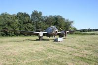 F-AZFX @ LFFQ - on display at Cerny La Ferté-Alais whis one engine removed - by juju777