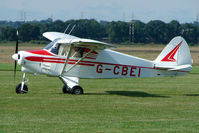 G-CBEI @ EGCJ - Piper PA-22-108 - Visitor to Sherburn for the 2009 LAA Great Northern Rally - by Terry Fletcher