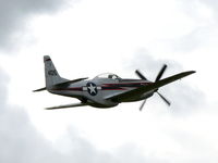 N405HC @ EGSU - Cavalier F-51D Mustang NL405HC Biltema painted in US Air Force colors - by Alex Smit