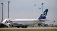 N450PA @ EDDP - The daily POLAR Jumbo at LEJ -DHL-Hub - by Holger Zengler
