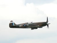 F-AZJS @ EGSU - Supermarine Spitfire PR.XIX F-AZJS Christophe Jacquard painted as Royal Australian Air Force PS890/UM-E