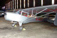 G-AOCU @ EGBG - Auster hangared at Leicester - by Terry Fletcher