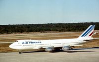 F-BPVS @ IAH - Boeing 747-228B of Air France approaching the terminal at Houston in October 1979. - by Peter Nicholson