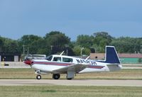 N4583H @ KOSH - Mooney M20J