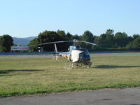 F-GHMQ @ LPBR - AS350 for fire fighting