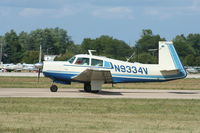 N9334V @ KOSH - Mooney M20E