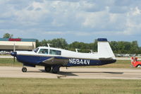 N6944V @ KOSH - Mooney M20F - by Mark Pasqualino