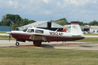 N9124P @ KOSH - Mooney M20J