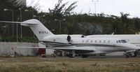 N747XJ @ TNCM - park at the cargo ramp