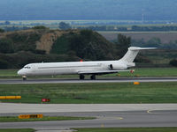 YR-HBA @ VIE - Medallion Air (Romania) MD 83 operated flights for SkyEurope