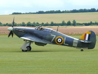 G-BKTH @ EGSU - Hawker Sea Hurricane IB G-BKTH The Shuttleworth Trust painted as Royal Navy Z7015/7L - by Alex Smit