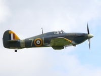 G-BKTH @ EGSU - Hawker Sea Hurricane IB G-BKTH The Shuttleworth Trust painted as Royal Navy Z7015/7L - by Alex Smit