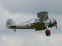 G-AMRK @ EGSU - Gloster Gladiator I G-AMRK The Shuttleworth Trust painted as Royal Air Force K7985