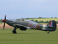 PZ865 @ EGSU - Hawker Hurricane IIC PZ865 Royal Air Force Battle of Britain Memorial Flight - by Alex Smit