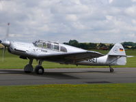 D-EBEI @ EGSU - Messerschmitt Bf108D1 Taifun D-EBEI Deutsche Lufthansa Berlin Stiftung