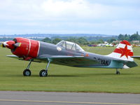 G-GYAK @ EGSU - Yakovlev Yak50 G-GYAK Mark Levy of team Aerostars G-GYAK @ EGSU - Yakovlev Yak50 G-GYAK Mark Levy of team Aerostars