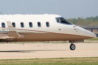 N128V @ KDPA - Learjet 60, N128V taxiing to RWY 20R KDPA. - by Mark Kalfas