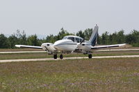 N200DF @ MGN - KSUS-KMGN - Taxi From Landing RWY 28 - by Mel II