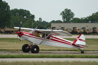 N7096D @ KOSH - Piper PA-18A - by Mark Pasqualino