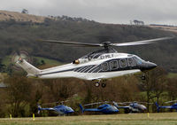 EI-MLY @ CHELTENHAM - Agusta AW139 - by Robert Beaver