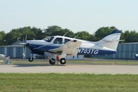 N703TG @ KOSH - Rockwell International 112TCA - by Mark Pasqualino