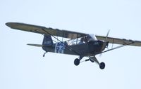 D-EBUG - Piper J3C-65 Cub arriving for the Montabaur airshow 2009