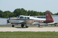 N3715N @ KOSH - Mooney M20G - by Mark Pasqualino