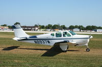 N8937M @ KOSH - Beech B33 - by Mark Pasqualino