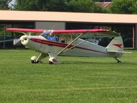 N4122M @ I80 - At the EAA breakfast fly-in - Noblesville, Indiana - by Bob Simmermon