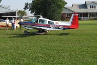 N28740 @ I80 - Arriving at the EAA breakfast fly-in - Noblesville, Indiana