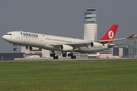TC-JIJ @ LOWW - Turkish Airlines  Airbus A-340-313X  cn216 - by Delta Kilo
