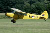 N298SQ @ EBDT - Splendid looking Piper Cub in this fifties outfit of the Netherlands AF. - by Joop de Groot