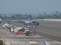N5012P @ KSMO - N5012P hovering over the helipad - by Torsten Hoff