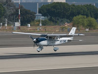 N975MB @ KSMO - N975MB arriving on RWY 21 - by Torsten Hoff