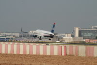 N941UW @ EBBR - several seconds before landing on rwy 25L - by Daniel Vanderauwera