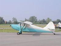 N8273K @ 7G0 - Departing the Fly-In Breakfast in Ledgedale, NY. - by Terry L. Swann