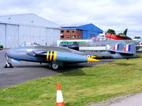 G-VENM @ EGBE - Aviation Heritage Ltd, painted and marked to represent WK436 of 11 Squadron RAF. - by Chris Hall